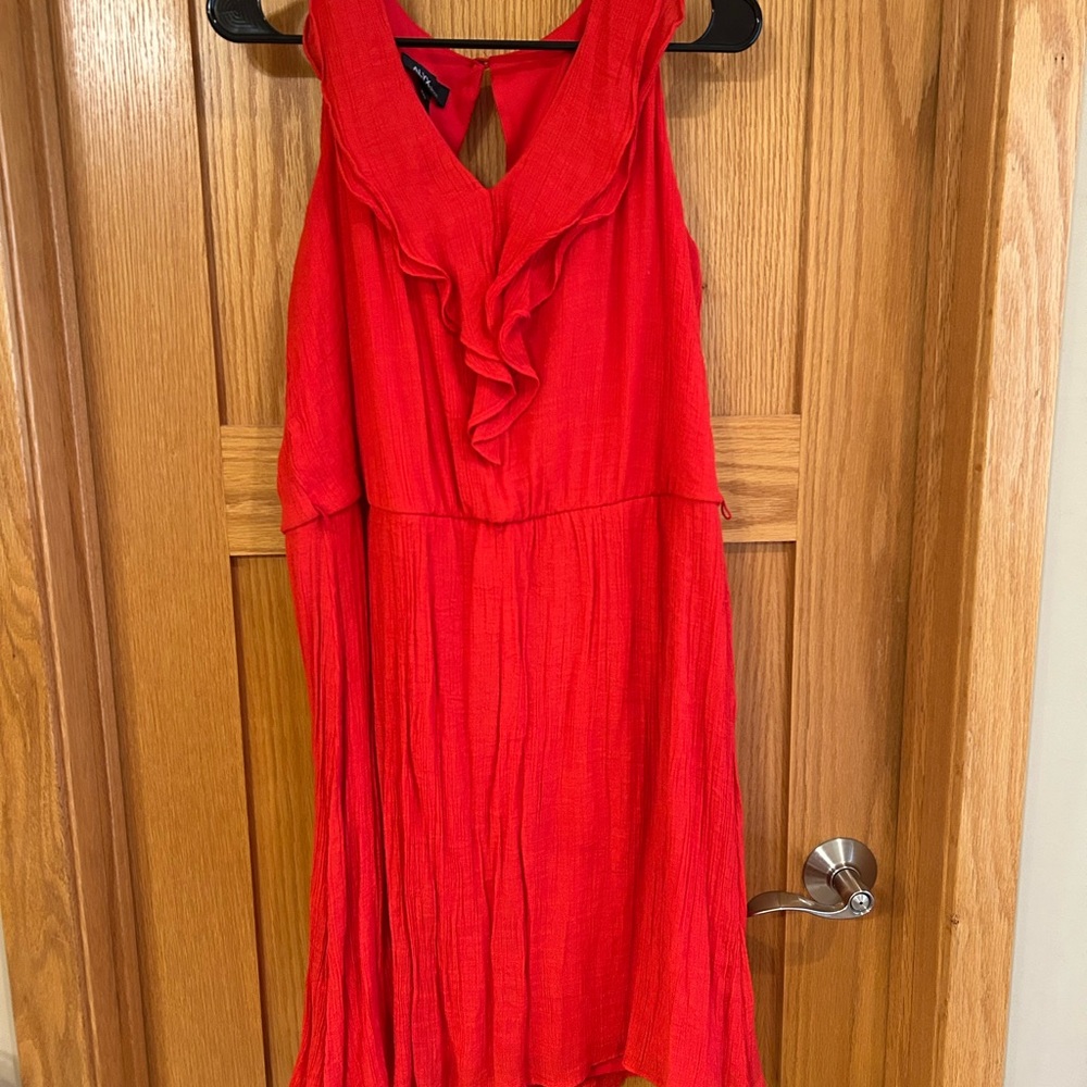 Alyx orange/red Midi Dress